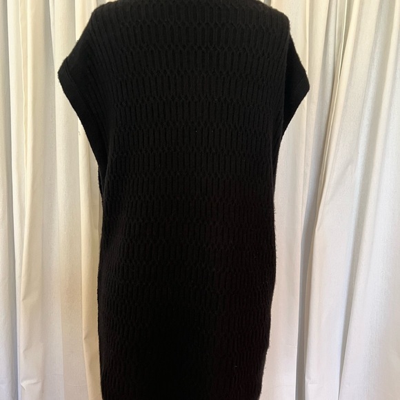 Vintage Black Cashmere cowl neck Tunic - Picture 5 of 8